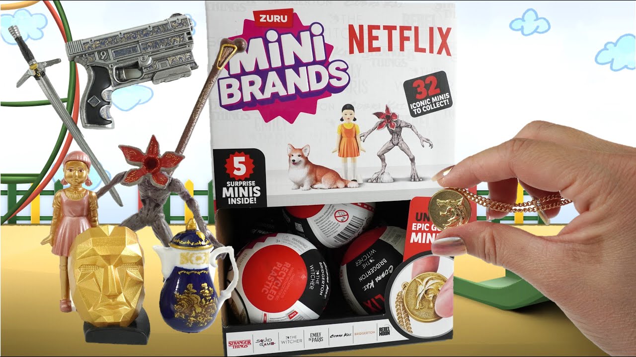 Squid Game - Stranger Game - Bridgerton - Mini Brands Netflix Collectibles