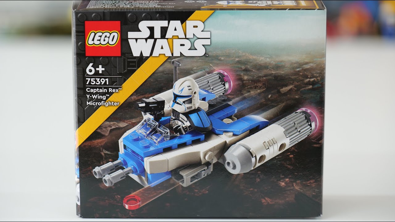 LEGO Star Wars 75391 Captain Rex Y-wing Microfighter – LEGO Speed Build Review