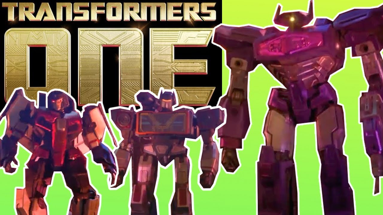 Transformers One Trailer Reaction Shockwave Starscream and Soundwave