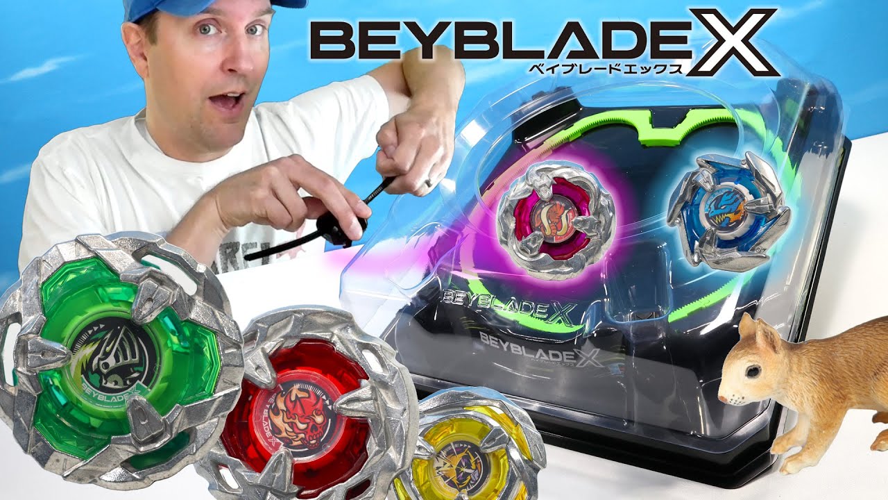 Beyblade X Xtreme Battle Set 2024 Arena NEW Spinning Tops Squirrel Stampede Review