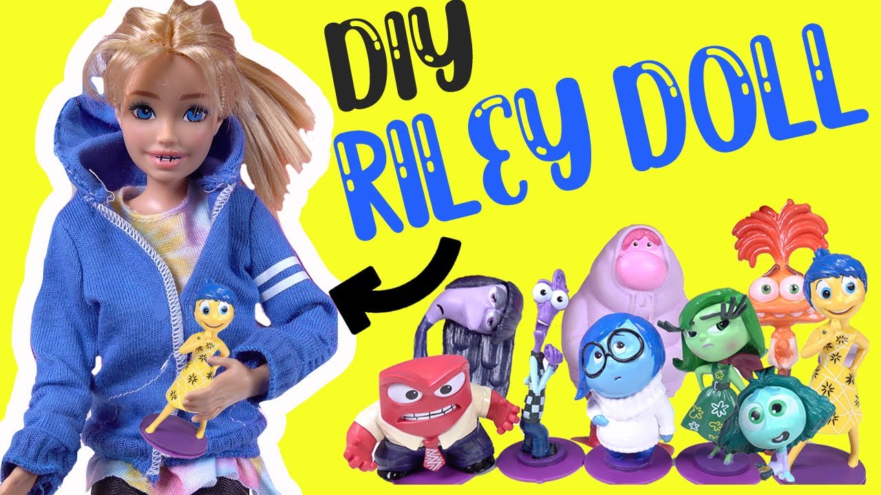 Inside Out 2 Movie DIY Riley Barbie Doll with Characters! Step by Step Tutorial