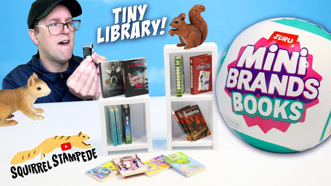 Zuru Mini Brands Books Unboxing – Build your own Tiny Library!