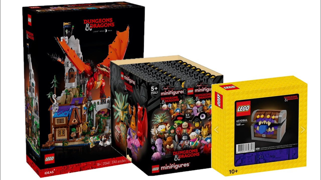 All LEGO Dungeons & Dragons sets 2024 Compilation/Collection Speed Build