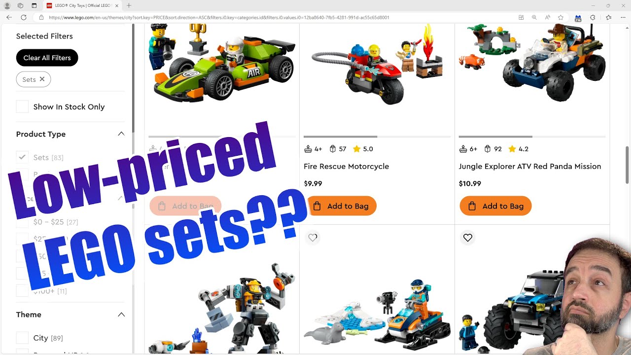 Browsing LEGO's Least Expensive Sets -- How little is there these days?