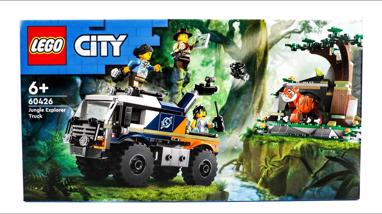 LEGO CITY 60426 Jungle Explorer Off-Road Truck Speed Build