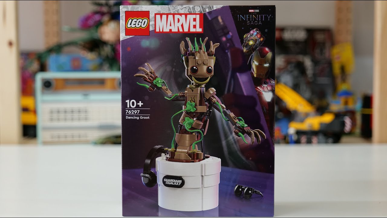 LEGO Marvel Super Heroes 76297 Dancing Groot - LEGO Speed Build Review