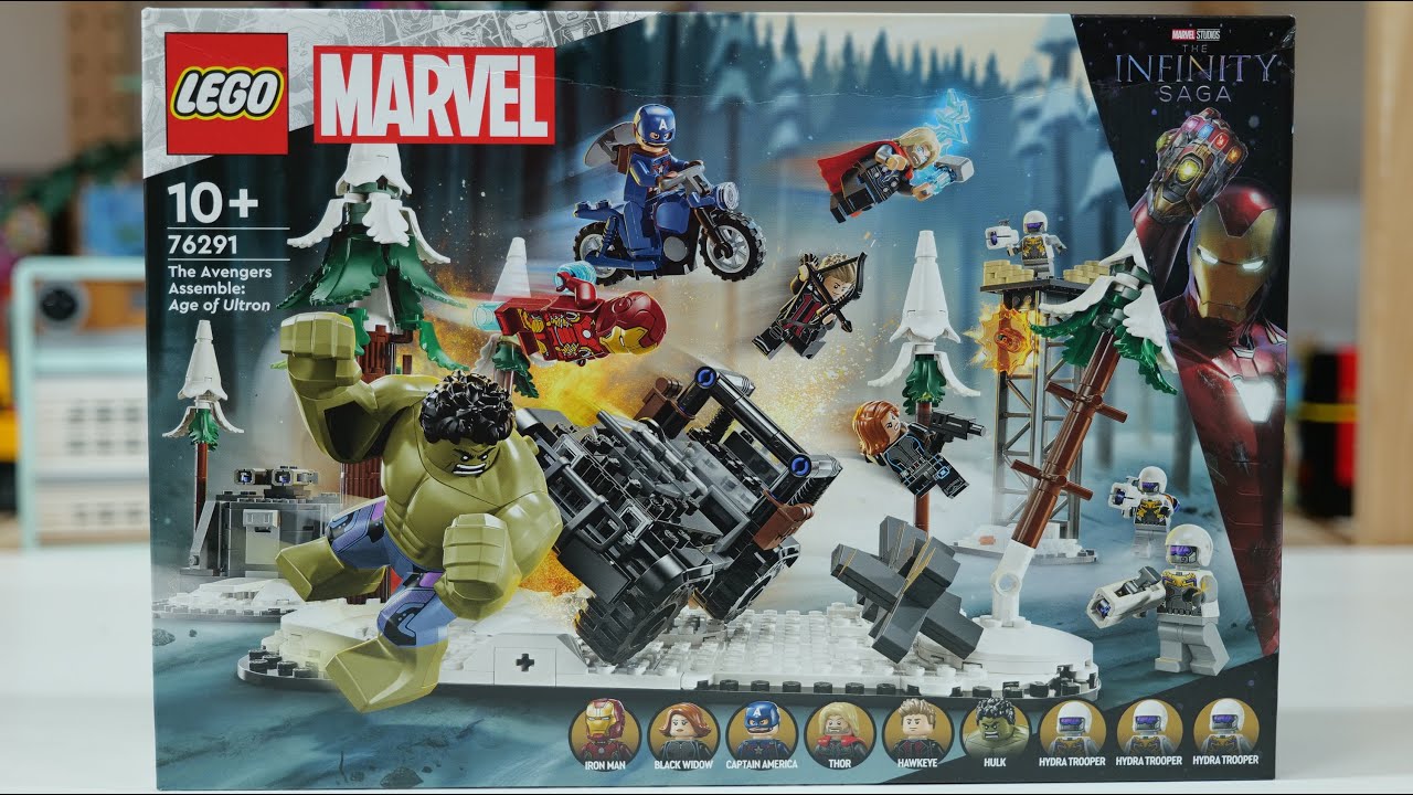 LEGO Marvel Super Heroes 76291 The Avengers Assemble: Age of Ultron - LEGO Speed Build Review