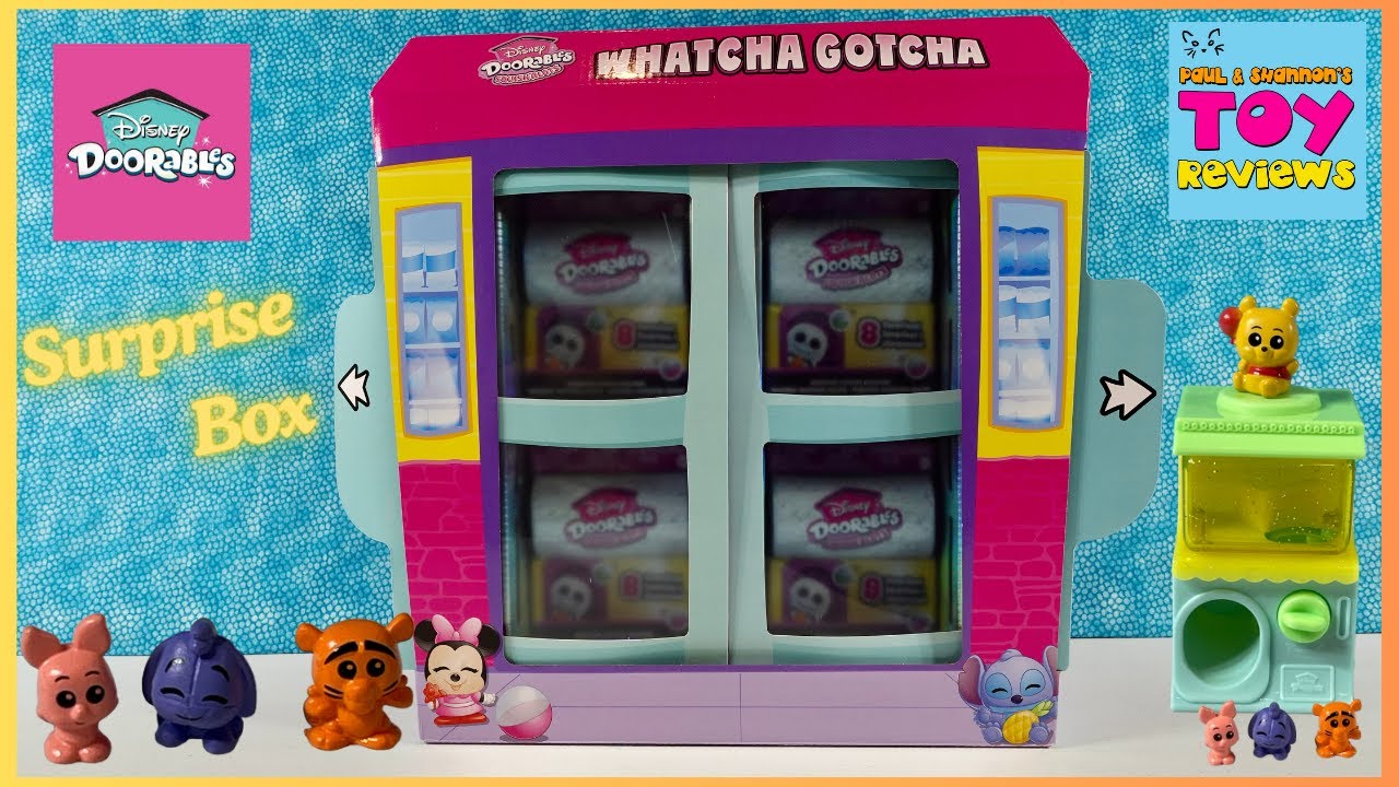 Watch Gotcha Disney Doorables SquishALots Vending Machine Unboxing