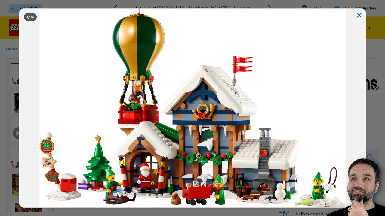 LEGO Icons Santa’s Post Office 10339 reveal & my thoughts! Winter Village series 2024 entry