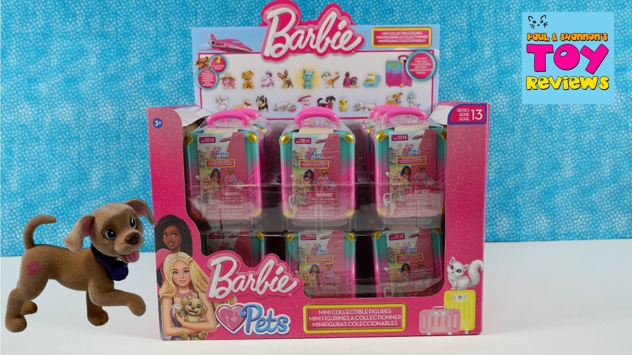 Barbie Loves Pets Series 13 Blind Bag Figure Opening Review