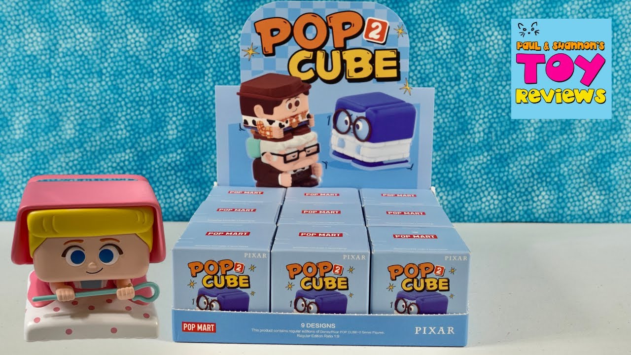 Disney Pixar Pop Cube Series 2 Pop Mart Blind Box Figure Unboxing