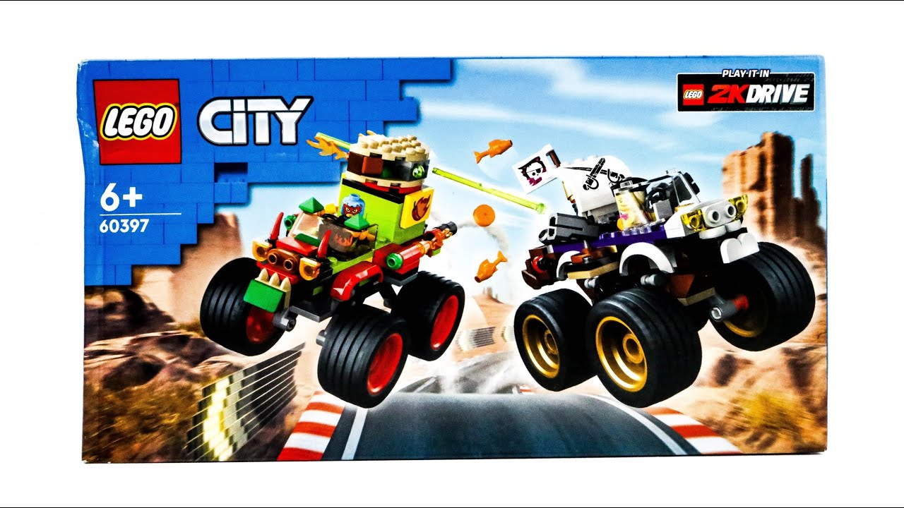 LEGO CITY 60397 Monster Truck Race Speed Build