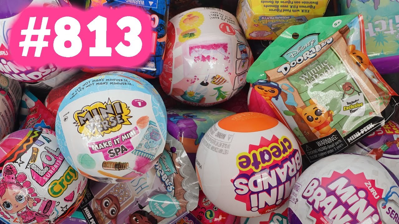 Random Blind Bag Box #813 – Miniverse, Aphmau, Sitch Cutie Cuff, Hello Kitty Squooshems, Barbie