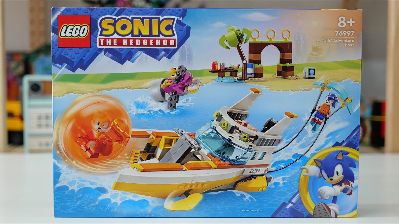 LEGO Sonic the Hedgehog 76997 Tail´s Adventure Boat - LEGO Speed Build Review