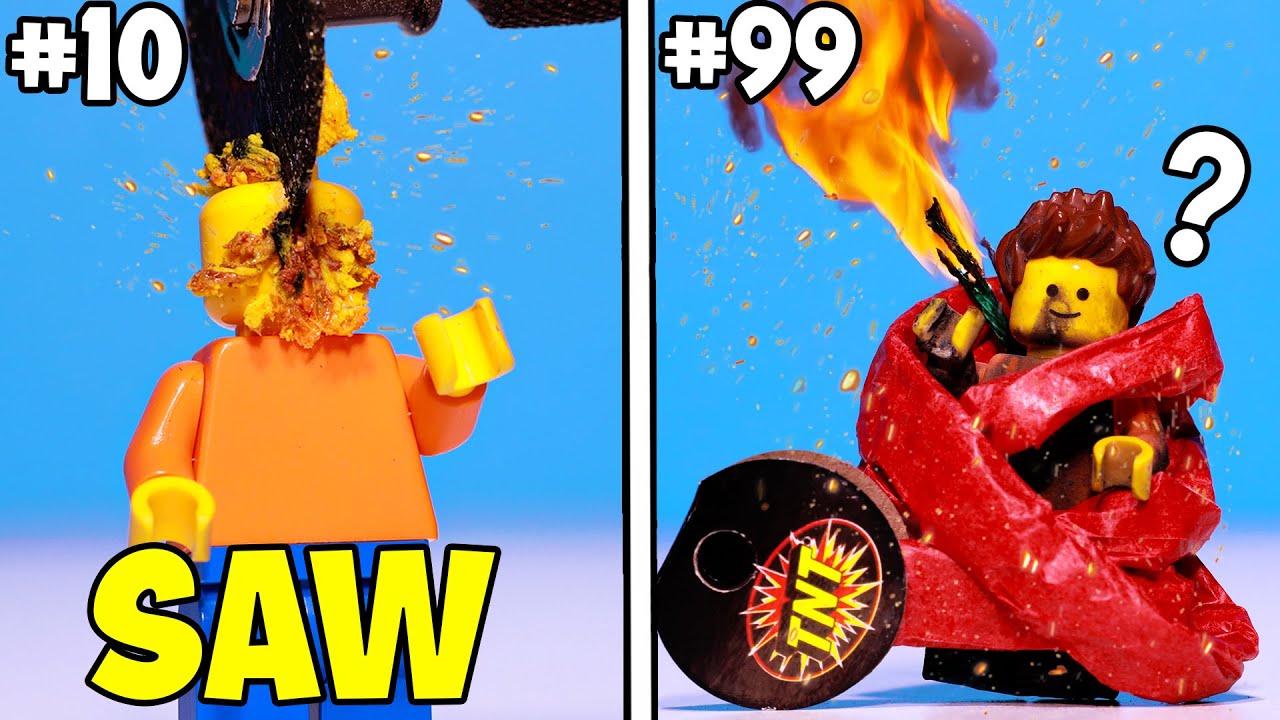 100 More Ways To DESTROY a LEGO Minifigure