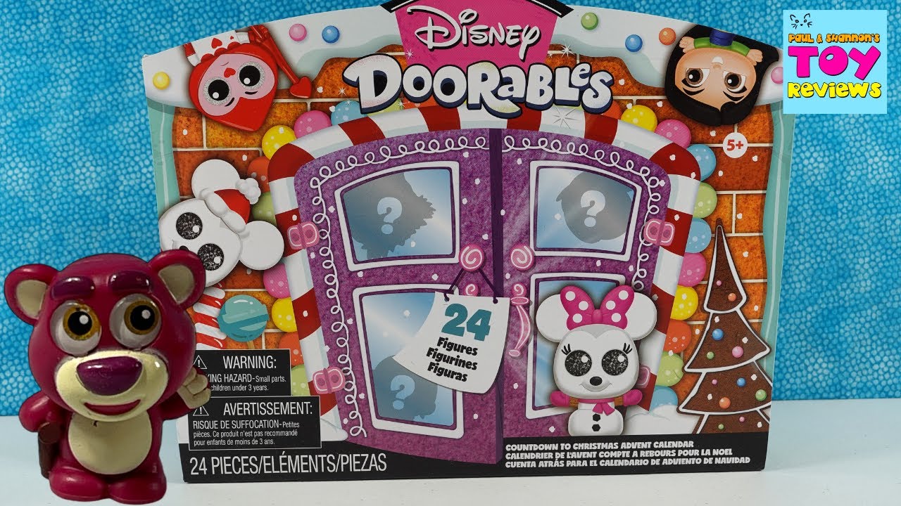 Disney Doorables Minnie Mickey Christmas Advent Calendar Unboxing