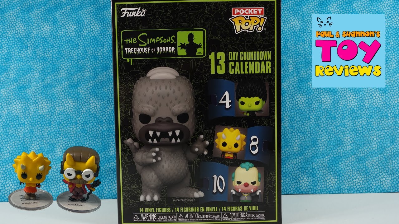 Funko Simpsons Treehouse Of Horror Pocket Pop Advent Calendar