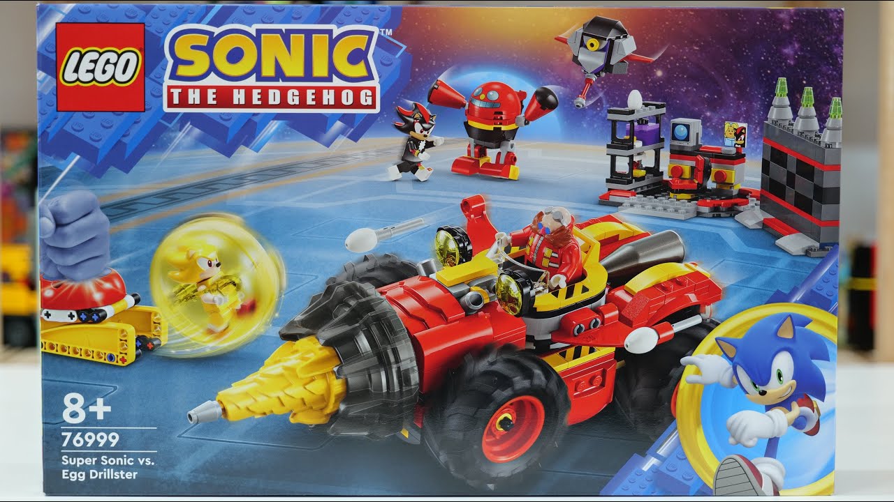 LEGO Sonic the Hedgehog 76999 Super Sonic vs. Egg Drillster - LEGO Speed Build Review