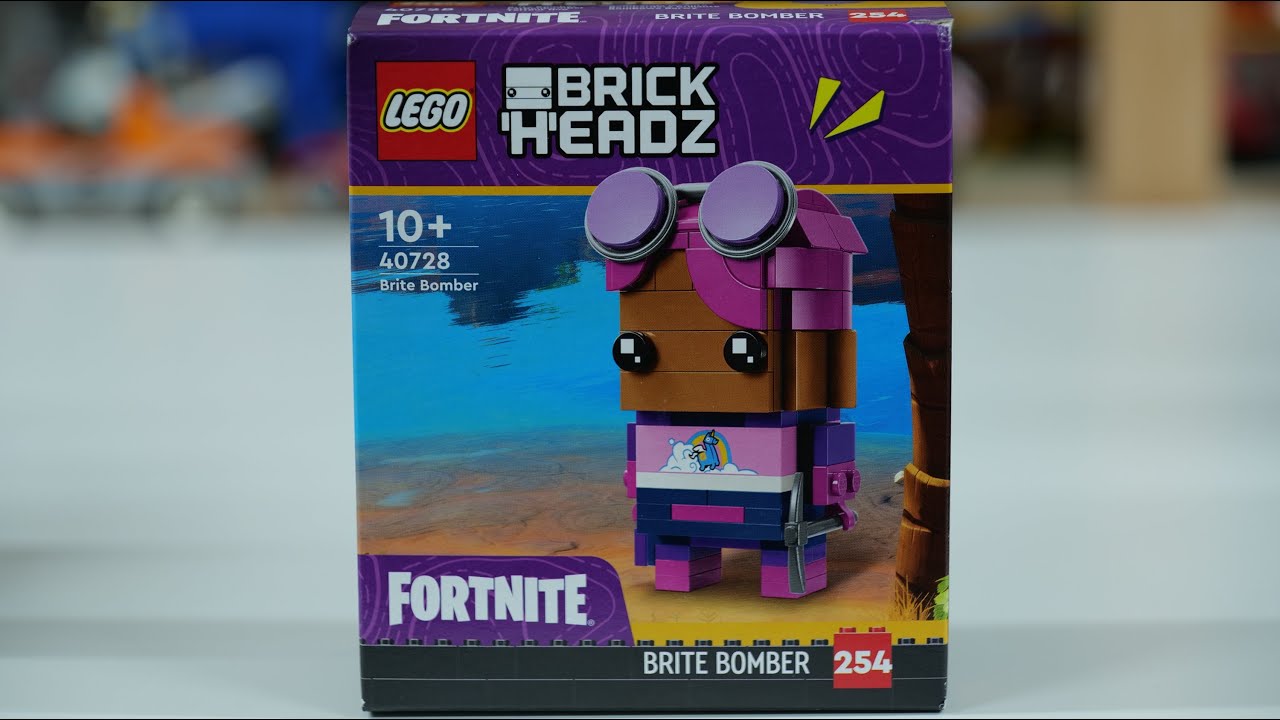 LEGO Fortnite 40728 Brite Bomber Brickheadz - LEGO Speed Build Review