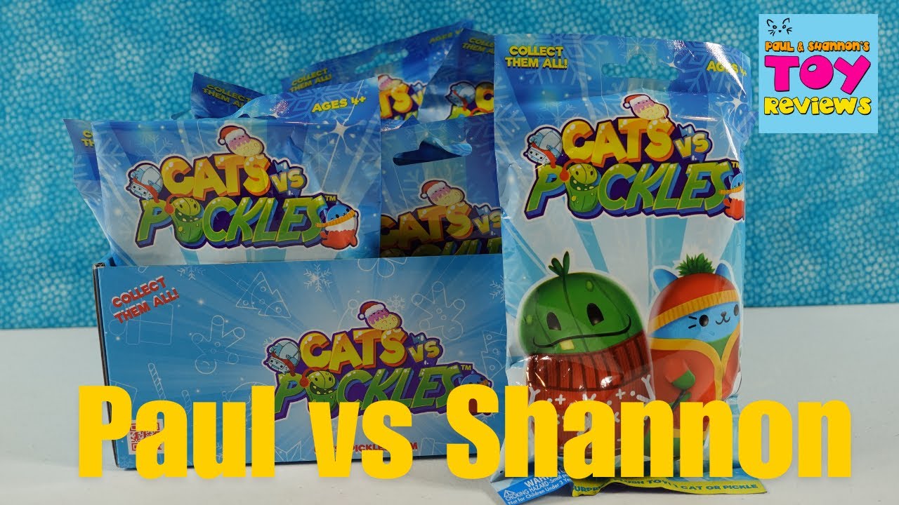 Paul vs Shannon Cats vs Pickles Christmas Blind Bag Plush