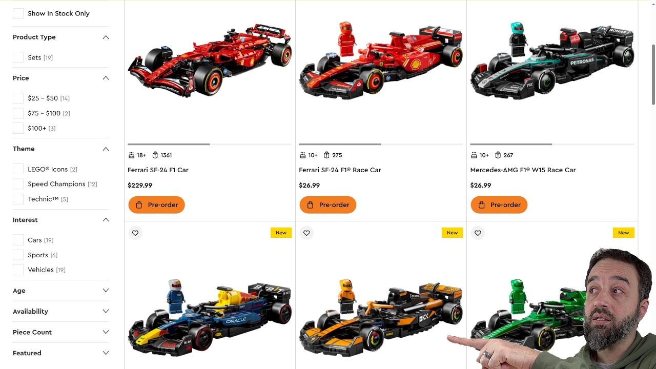 LEGO Formula 1 Speed Champs, Icons, & Technic thoughts (waiting on LEGO to add City F1)