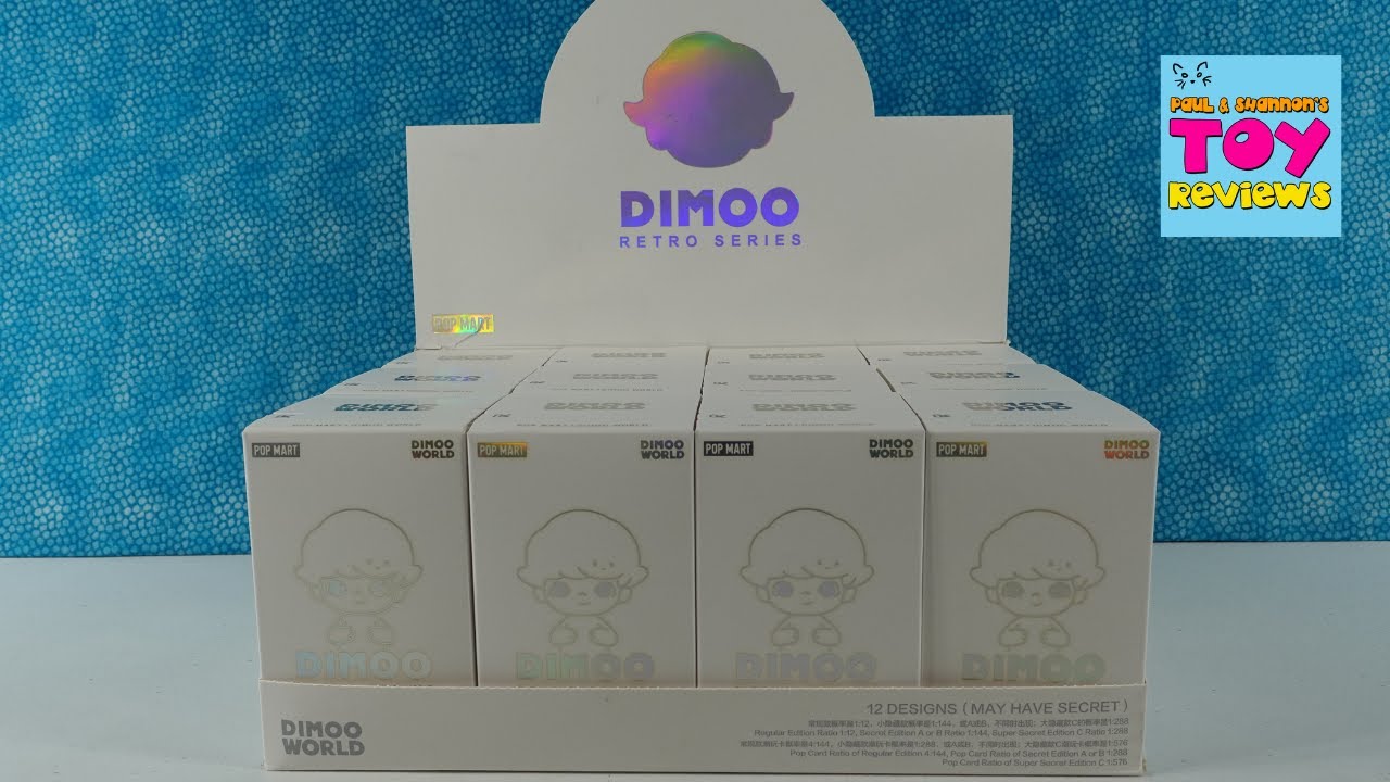 Dimoo Retro Series Collector Figure Blind Box Pop Mart Unboxing