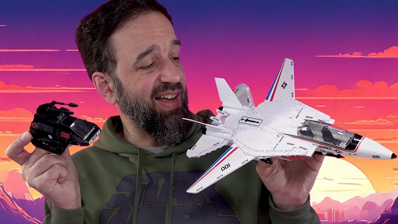 Mega G.I. JOE Skystriker vs. Cobra H.I.S.S. brick-built review! Mattel ♥ Hasbro now?! #NotSponsored