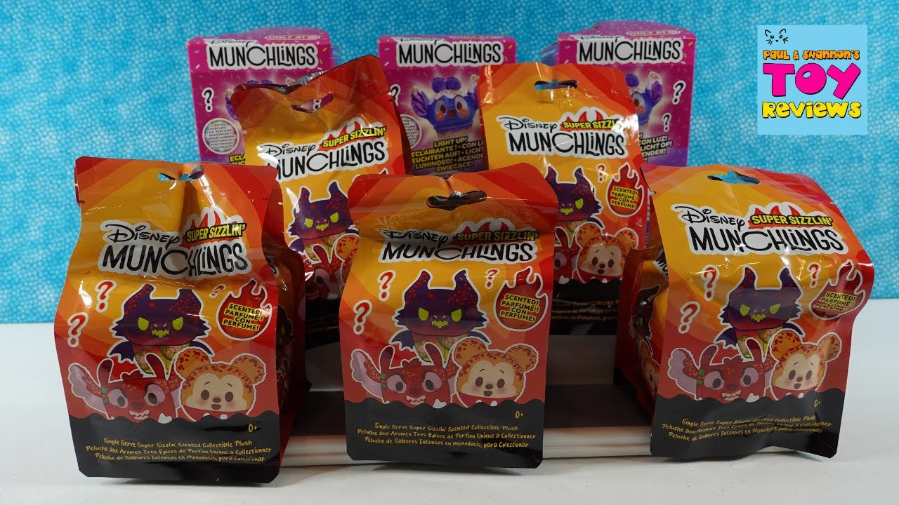 Super Sizzlin’ Disney Munchlings Blind Bag Scented Plush