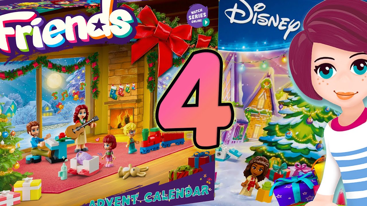 Day 4, door 4! Opening Friends & Disney LEGO Advent Calendars ⭐️