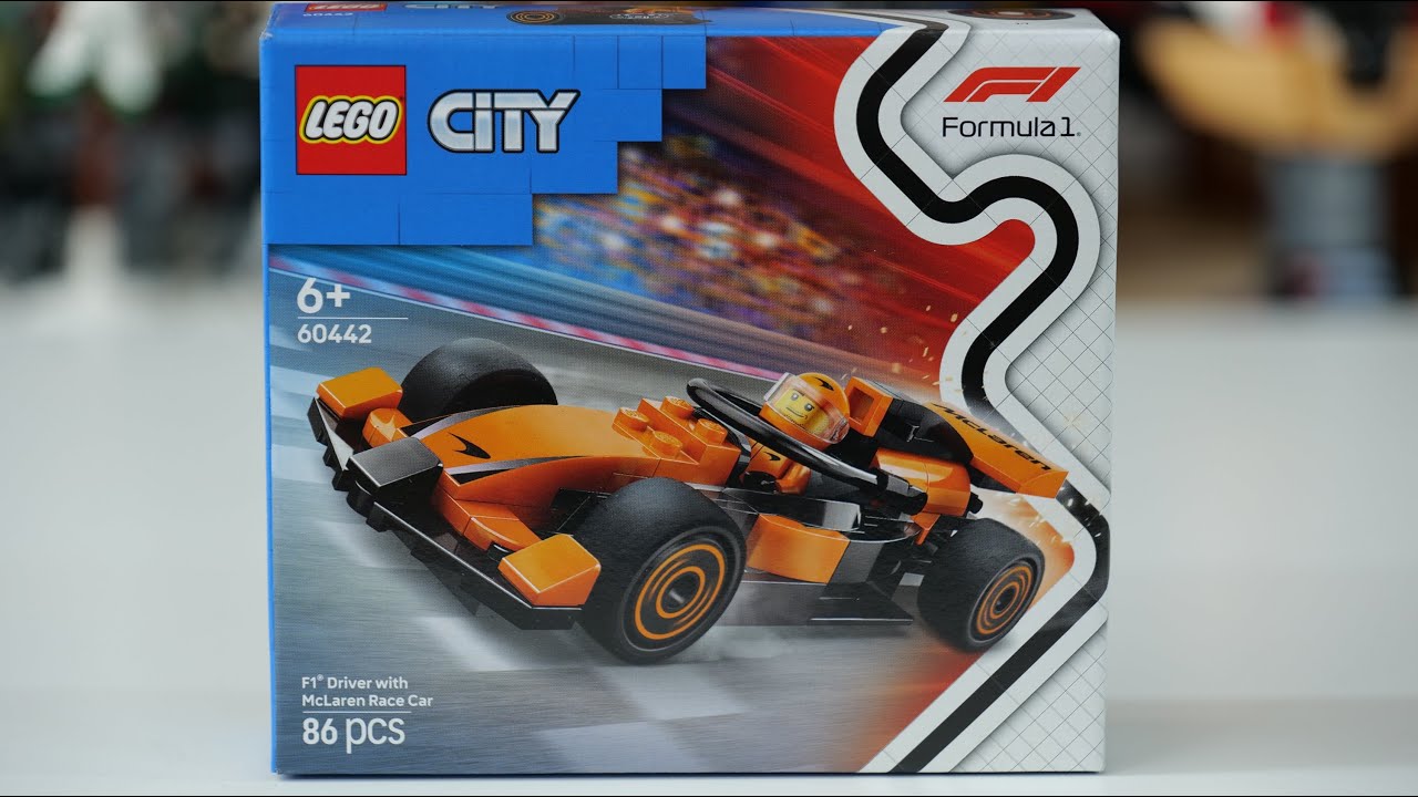 LEGO City 60442 F1 Driver with McLaren Race Car - LEGO Speed Build Review