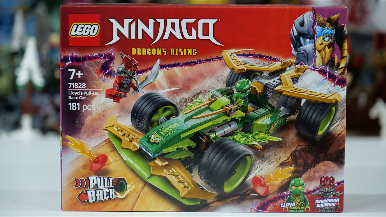 LEGO Ninjago 71828 Lloyd's Pull Back Race Car - LEGO Speed Build Review