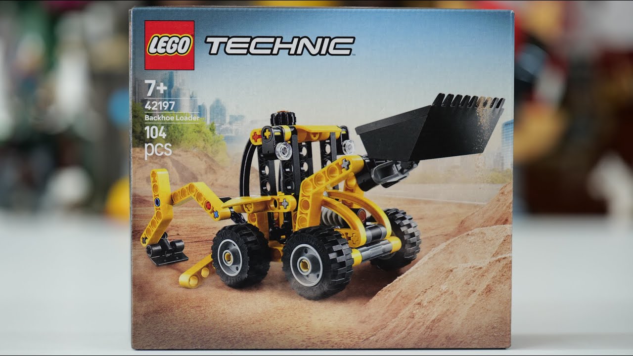 LEGO Technic 42197 Backhoe Loader – LEGO Speed Build Review