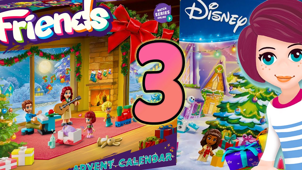 It's door 3 o'clock! Opening Friends & Disney LEGO Advent Calendars ⭐️