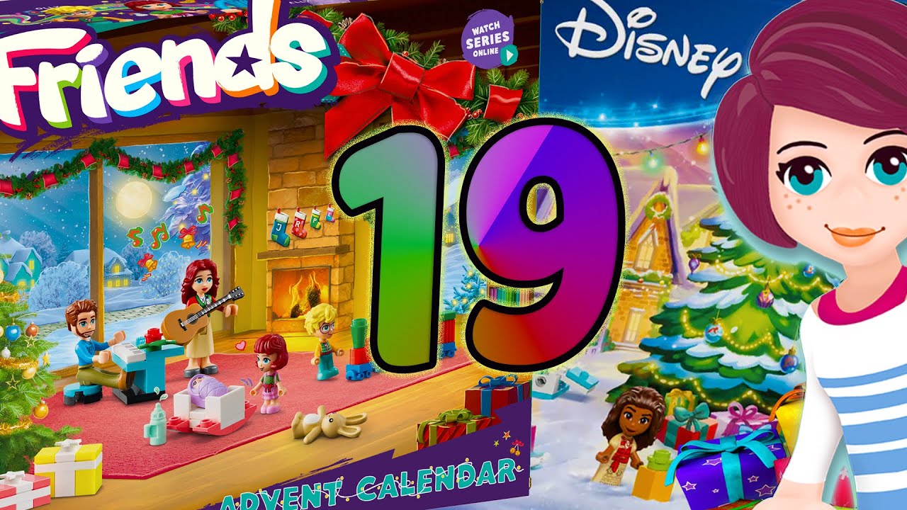 Opening door 19 of LEGO Friends & Disney Advent Calendars