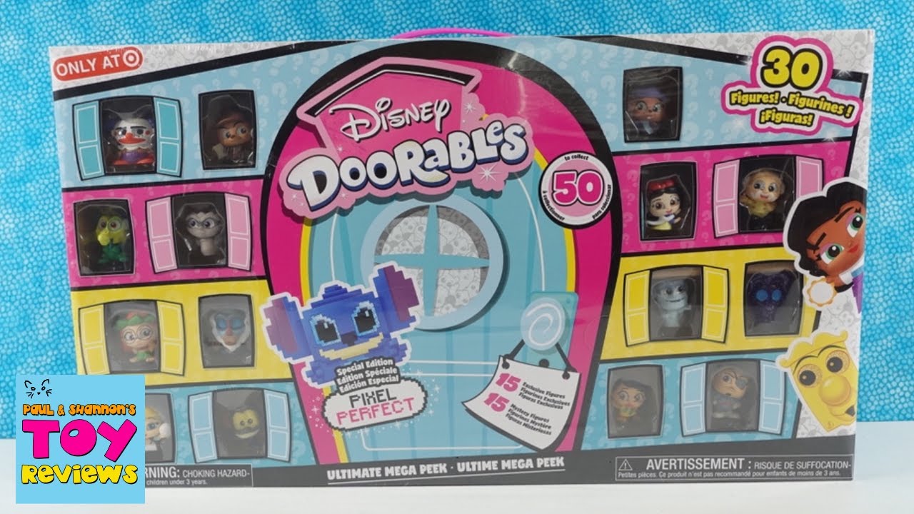 Target Exclusive Disney Doorables Pixel Perfect Ultimate Mega Peek Unboxing