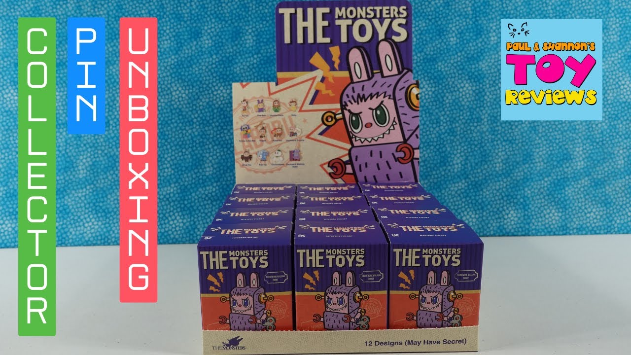 The Monsters Toys Blind Box Pop Mart Collector Trading Pin Unboxing