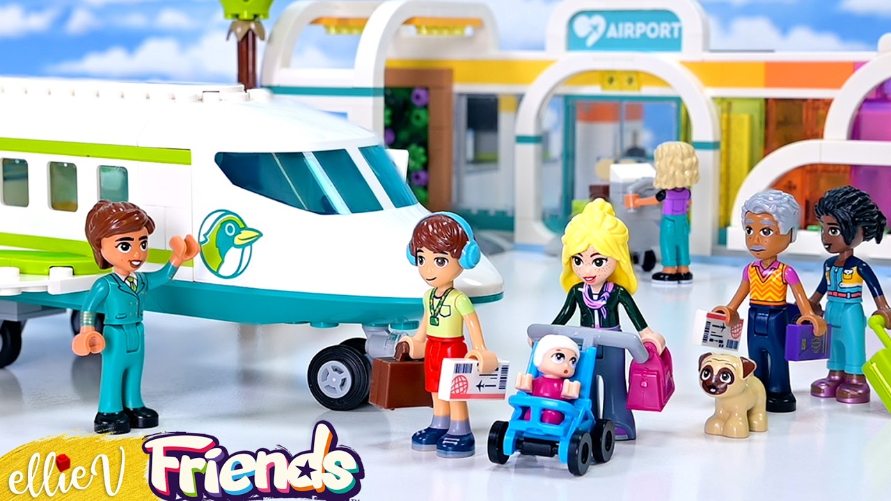 It's vacation o'clock! Heartlake City Airport and Airplane ✈️ LEGO Friends build & review