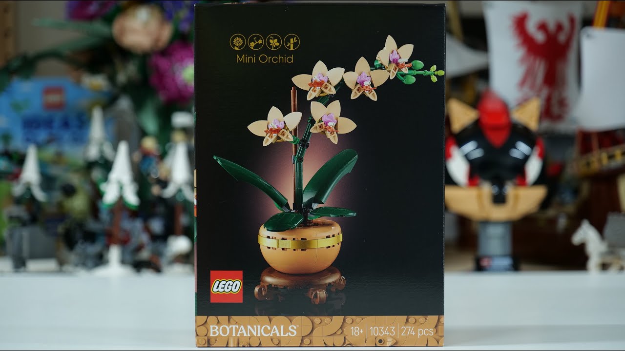 LEGO Botanicals 10343 Mini Orchid - LEGO Speed Build Review