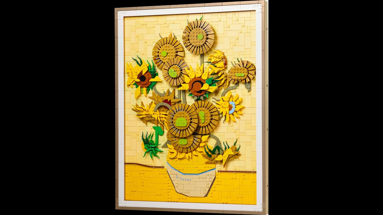 New LEGO Art set revealed – set no. 31215 Van Gogh-Inspired Sunflowers