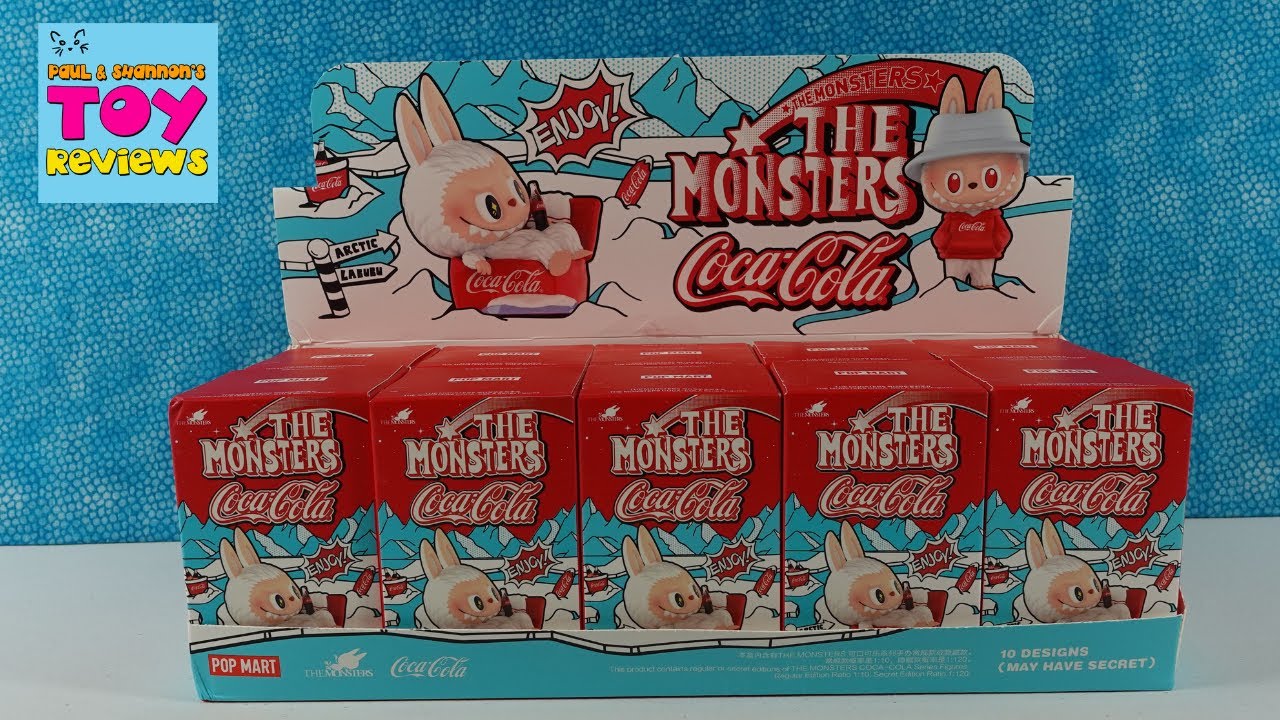 The Monsters Coca Cola Pop Mart Blind Box FIgure Unboxing Review