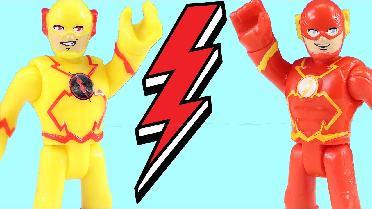 The Flash & Reverse Flash Speedsters Time Travel Rescue Superhero Adventure