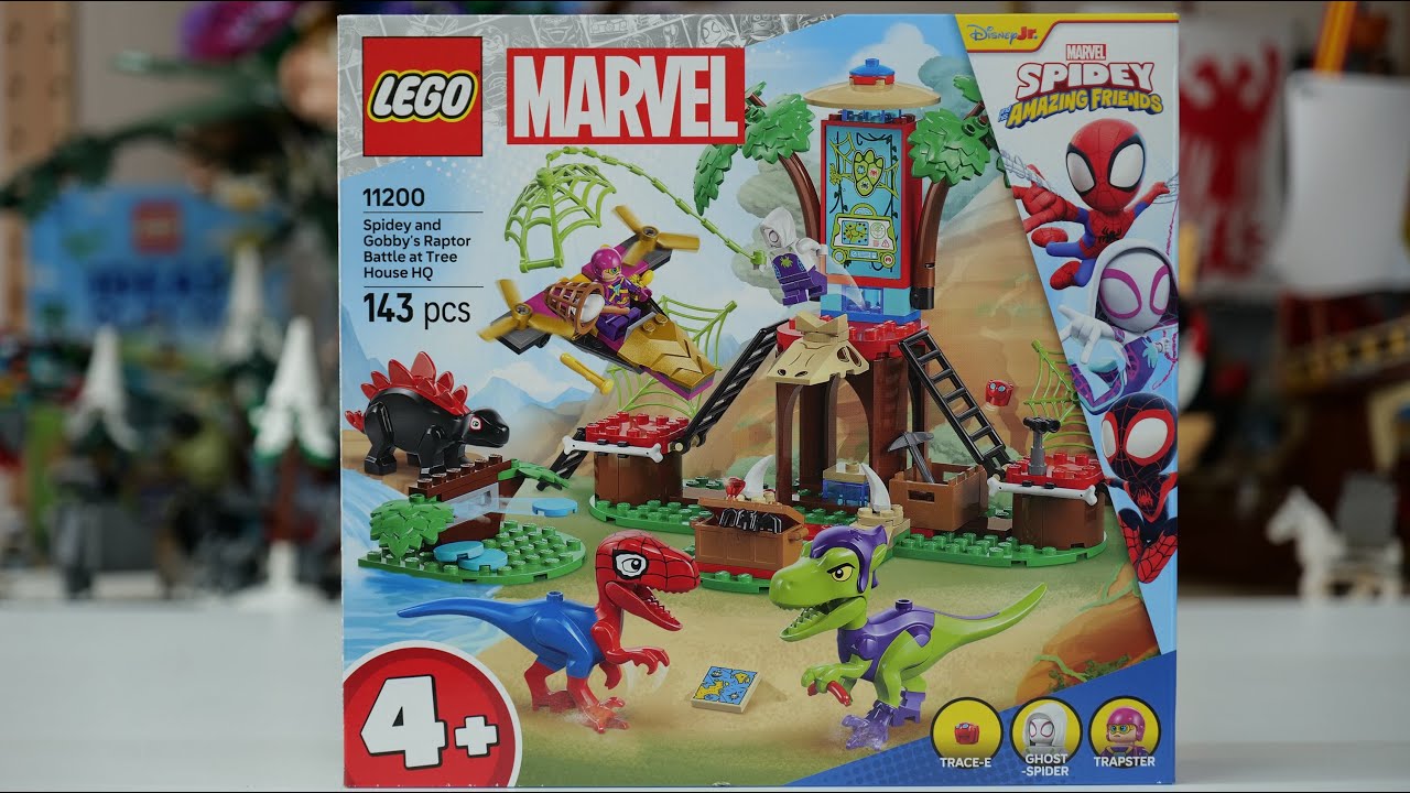 LEGO Spidey and His Amazing Friends 11200 Spidey and Gobby's Raptor Battle at Tree House HQ