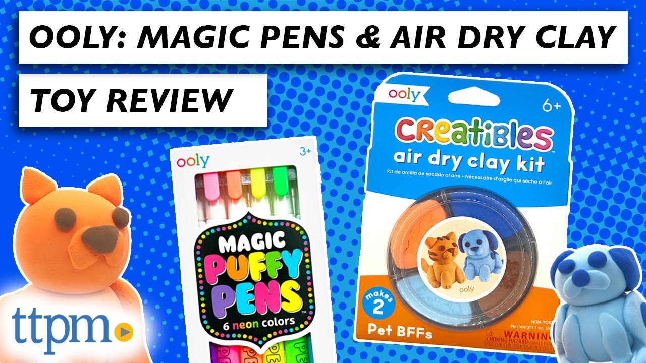 Get Creative with Ooly Pens and Clay!