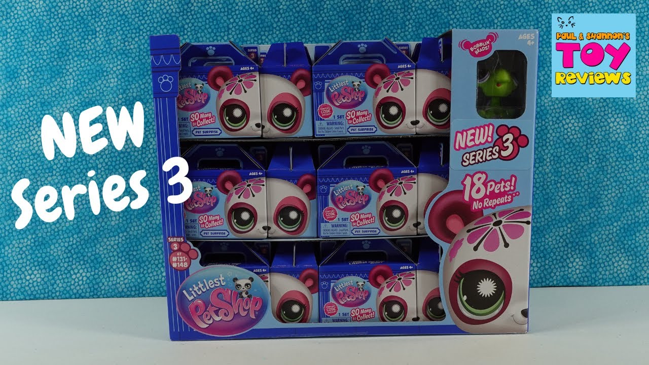 Littlest Pet Shop Series 3 New Pets Blind Bag Figure Unboxing