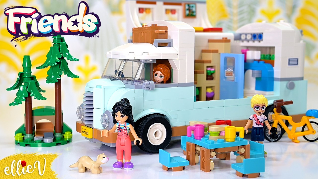 How do you poop in the woods? 🫢 Lego Friends camper van build & review