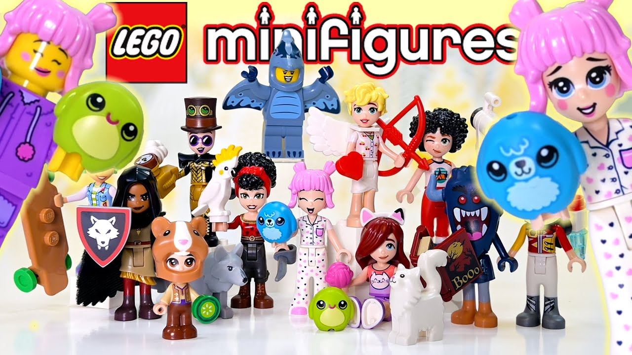 Did I get a complete set? Opening LEGO Minifigures series 27 (and then turning them into minidolls)